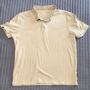Calvin Klein Men's Light Tan Polo Shirt